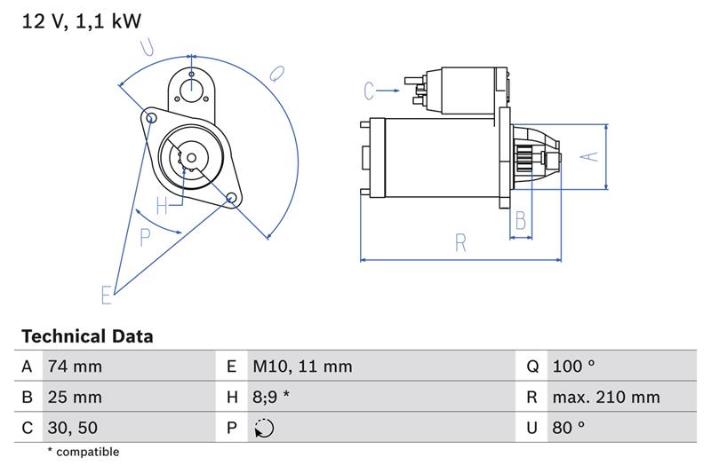 starter - BOSCH