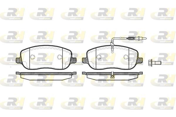 set placute frana,frana disc - ROADHOUSE