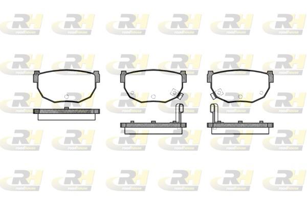 set placute frana,frana disc - ROADHOUSE