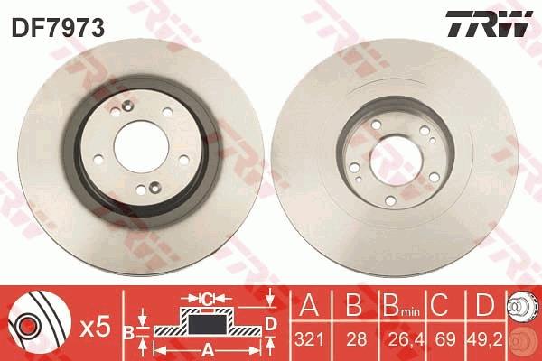 Disc frana - TRW