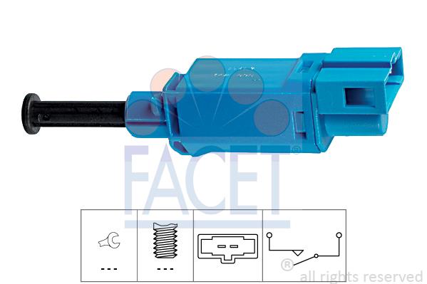 Comutator lumini frana; Comutator, actionare ambreiaj (Tempomat) - FACET