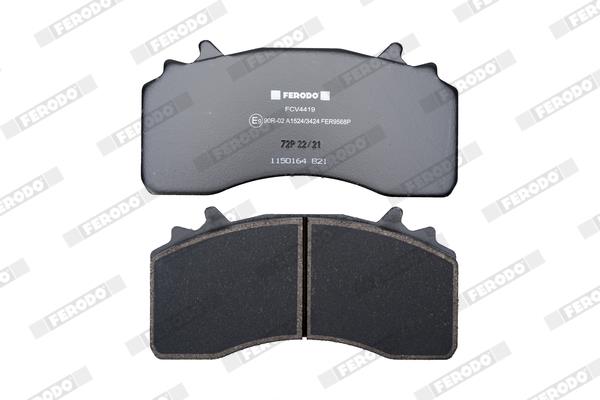 set placute frana,frana disc - FERODO