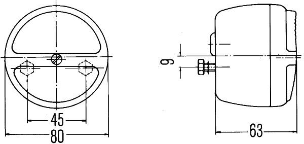 Lampa spate - HELLA