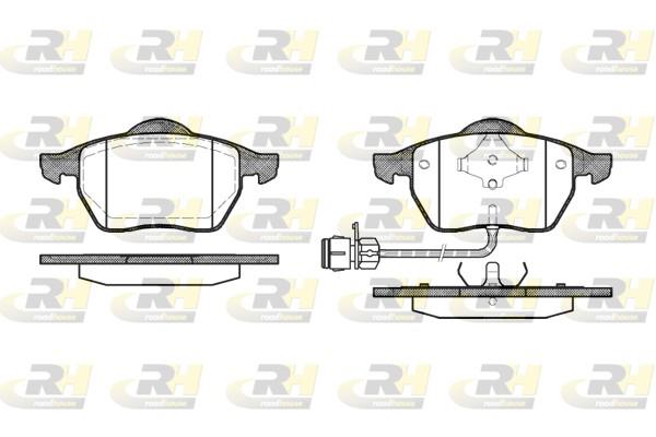 set placute frana,frana disc - ROADHOUSE