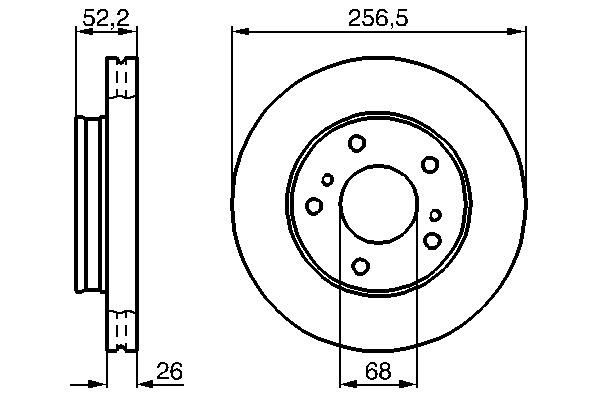 Disc frana - BOSCH