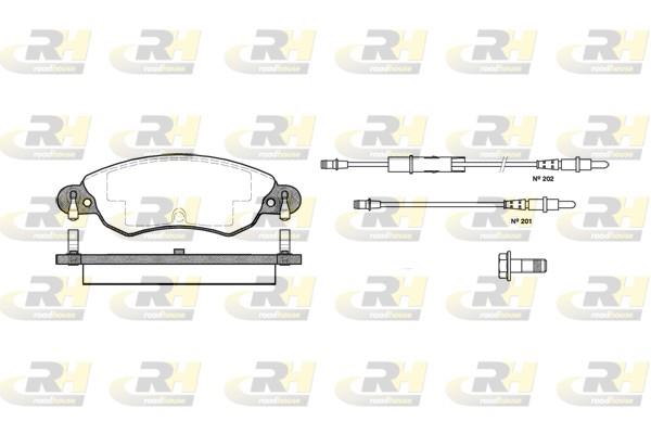 set placute frana,frana disc - ROADHOUSE