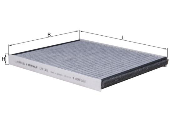 Filtru, aer habitaclu - KNECHT