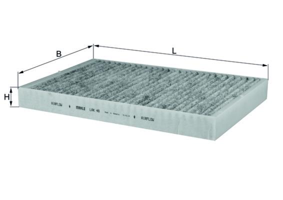 Filtru, aer habitaclu - KNECHT