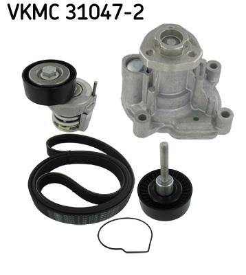 Pompa apa + Set curea transmisie cu caneluri - SKF