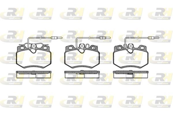 set placute frana,frana disc - ROADHOUSE
