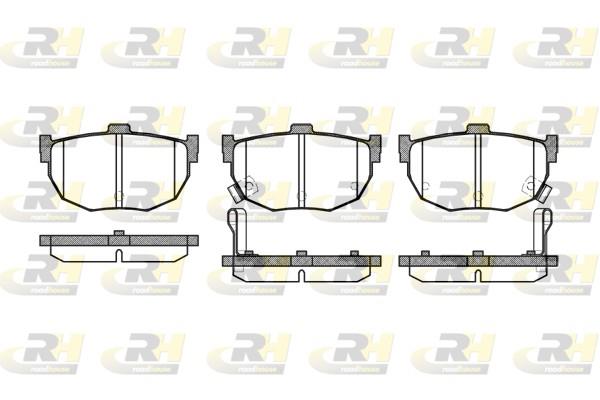 set placute frana,frana disc - ROADHOUSE