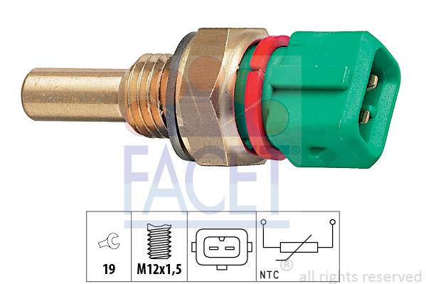 senzor,temperatura lichid de racire; senzor,temperatura lichid de racire; senzor,temperatura lichid de racire - FACET