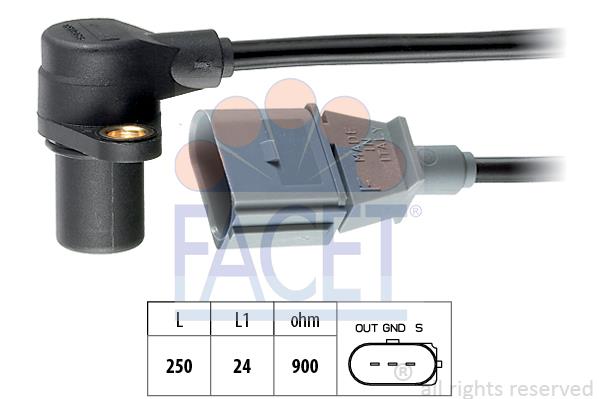 Senzor impulsuri, arbore cotit; senzor impulsuri,volanta - FACET