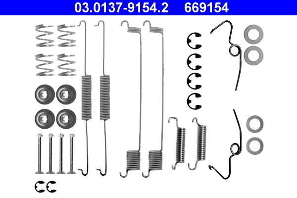 Set accesorii, sabot de frana - ATE