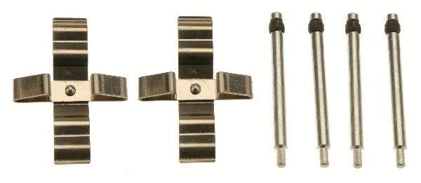 Set accesorii, placute frana - TRW