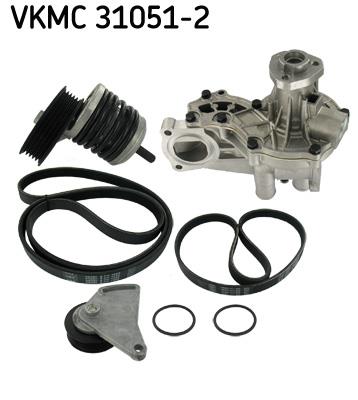Pompa apa + Set curea transmisie cu caneluri - SKF