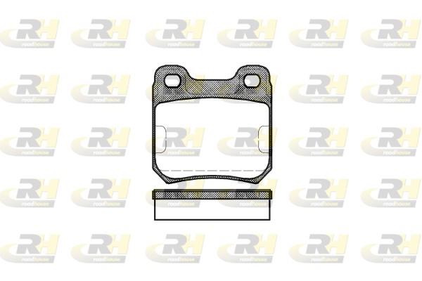 set placute frana,frana disc - ROADHOUSE