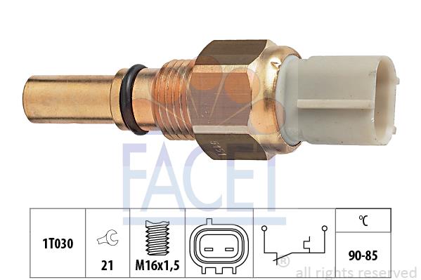 Comutator temperatura, ventilator radiator - FACET