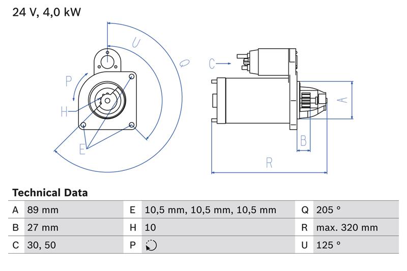 starter - BOSCH
