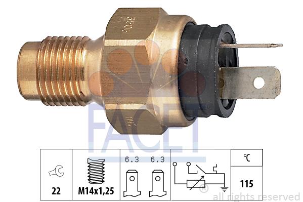 senzor,temperatura lichid de racire - FACET