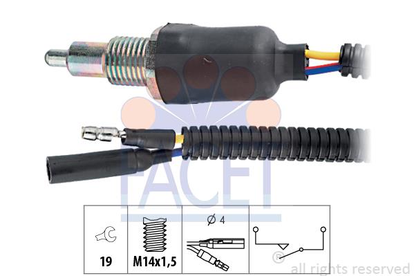 Comutator, lampa marsalier - FACET