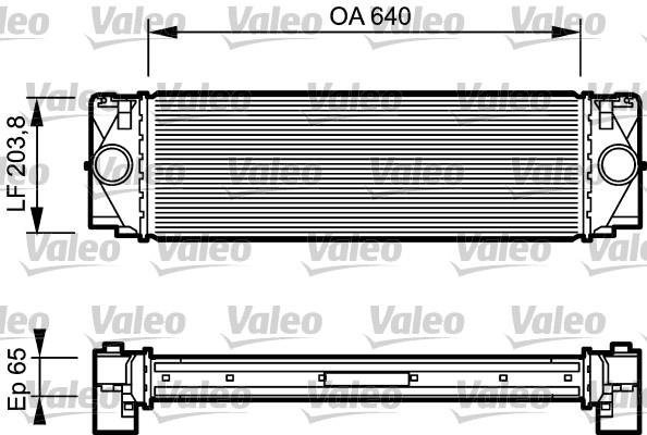 Intercooler, compresor - VALEO