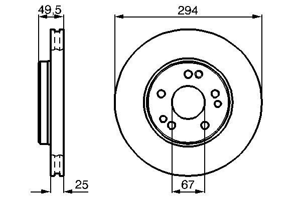 Disc frana - BOSCH
