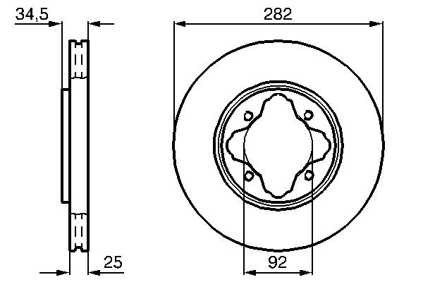 Disc frana - BOSCH