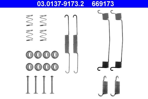 Set accesorii, sabot de frana - ATE