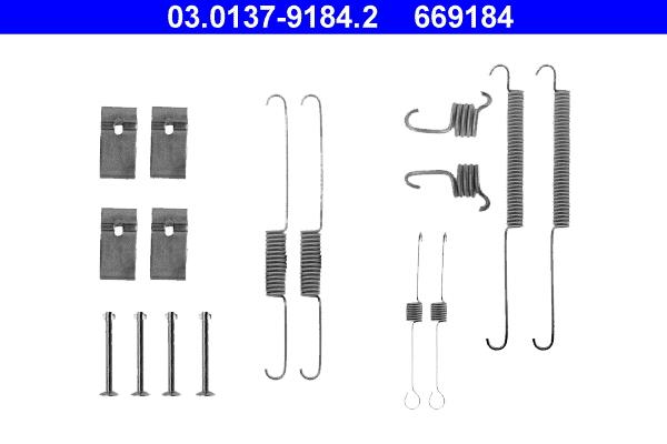 Set accesorii, sabot de frana - ATE