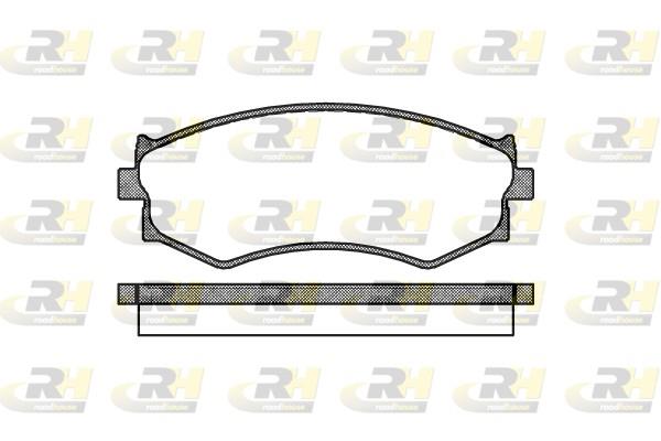 set placute frana,frana disc - ROADHOUSE