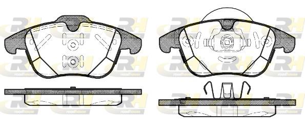 set placute frana,frana disc - ROADHOUSE