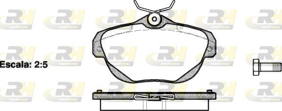set placute frana,frana disc - ROADHOUSE