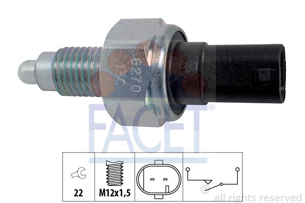 Comutator, lampa marsalier - FACET