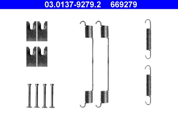 Set accesorii, sabot de frana - ATE