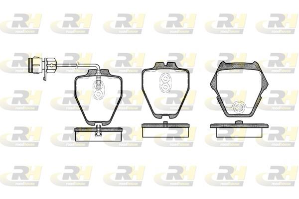 set placute frana,frana disc - ROADHOUSE