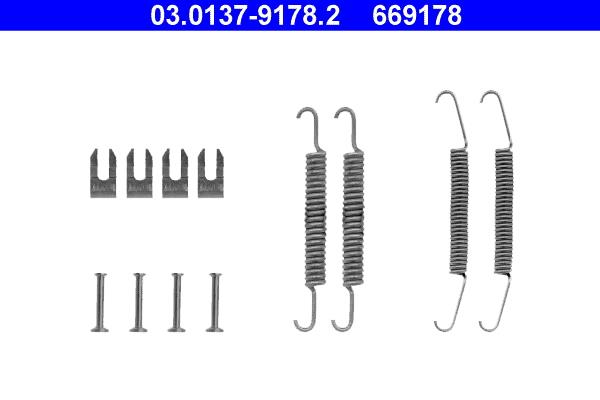 Set accesorii, sabot de frana - ATE