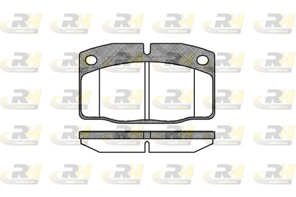 set placute frana,frana disc - ROADHOUSE