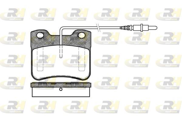 set placute frana,frana disc - ROADHOUSE