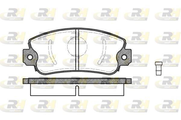 set placute frana,frana disc - ROADHOUSE