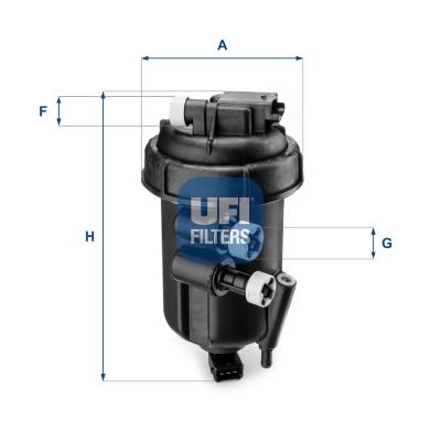 filtru combustibil - UFI