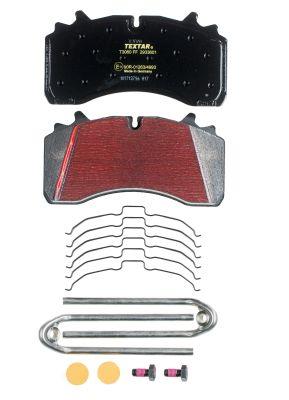 set placute frana,frana disc - TEXTAR