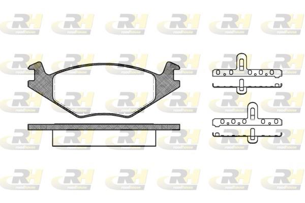 set placute frana,frana disc - ROADHOUSE