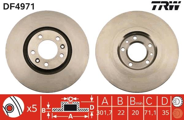 Disc frana - TRW