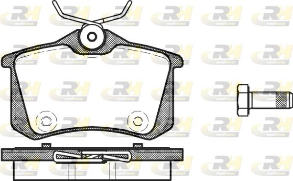 set placute frana,frana disc - ROADHOUSE