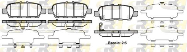set placute frana,frana disc - ROADHOUSE