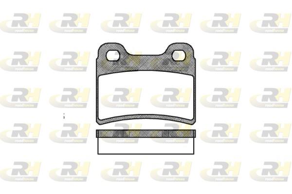 set placute frana,frana disc - ROADHOUSE