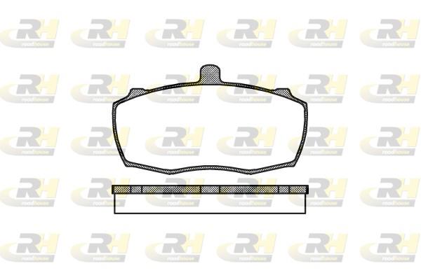 set placute frana,frana disc - ROADHOUSE