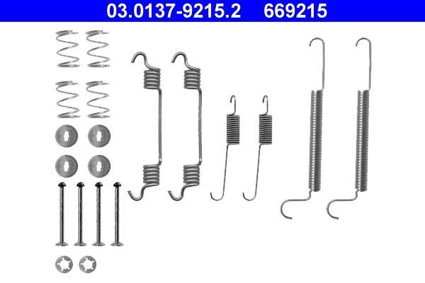 Set accesorii, sabot de frana - ATE