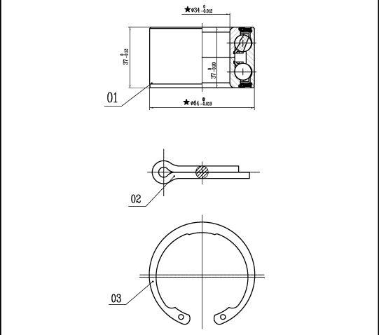 Set rulment roata - STARLINE